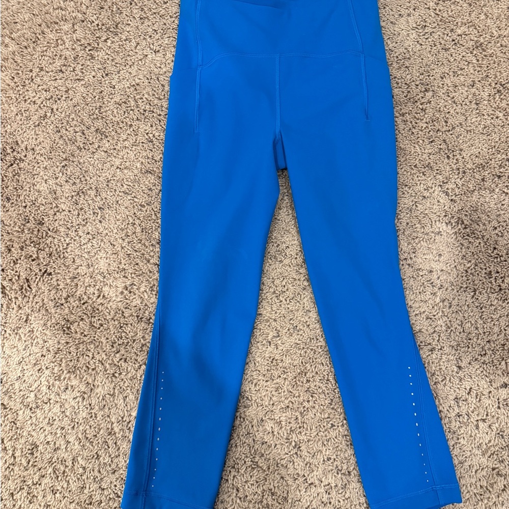 Lululemon Athletica Poolside Blue crop leggings